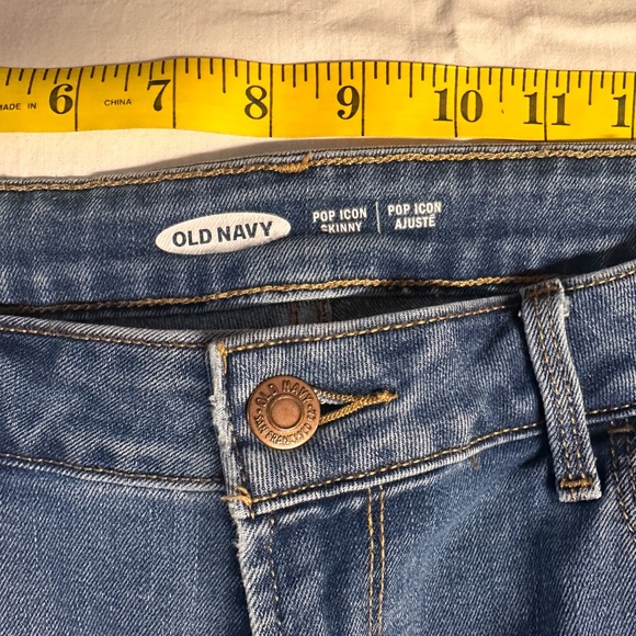 Old Navy Mid-Rise Pop Icon Skinny Jeans LONG inseam - Picture 9 of 10